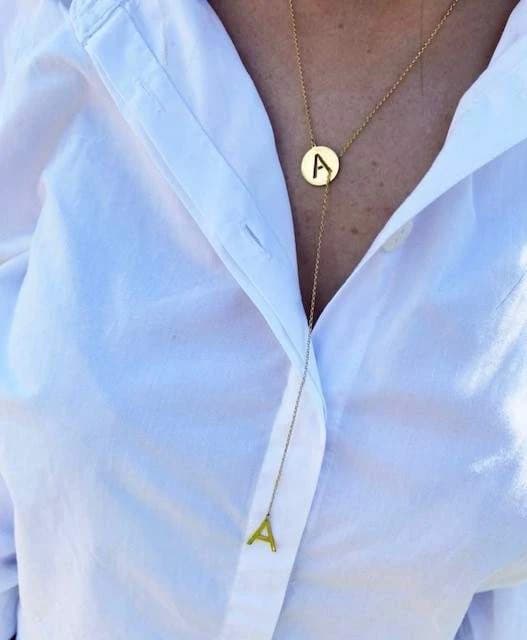 Podesiva ogrlica s inicijalima - 3